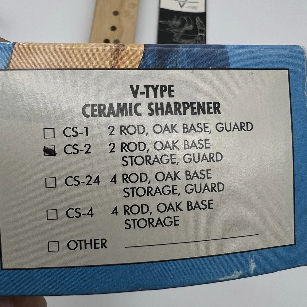 CS-24 V-Type Ceramic Knife Sharpener Original Box Colorado Ceramic USA